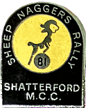 Sheep Naggers motorcycle rally badge from Jean-Francois Helias