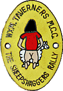 Sheepshaggers motorcycle rally badge from Jean-Francois Helias