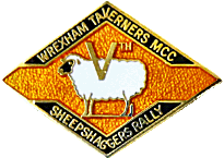 Sheepshaggers motorcycle rally badge from Jean-Francois Helias