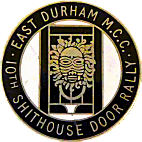Shithouse Door motorcycle rally badge