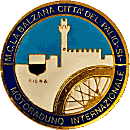 Siena motorcycle rally badge from Jean-Francois Helias