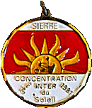 Sierre motorcycle rally badge from Jean-Francois Helias