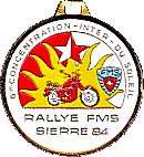 Sierre motorcycle rally badge from Jean-Francois Helias