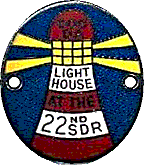 Simmer Dim motorcycle rally badge from Stuart Tod