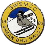 Skean Dhu motorcycle rally badge from Jan Heiland