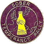 Temperance motorcycle rally badge from Ted Trett