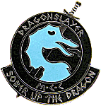 Sober Up The Dragon motorcycle rally badge from Jean-Francois Helias