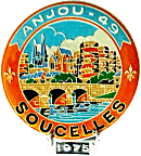 Soucelles motorcycle rally badge from Jean-Francois Helias