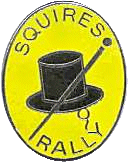 Squires motorcycle rally badge from Ted Trett