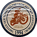 Standard motorcycle rally badge from Jean-Francois Helias