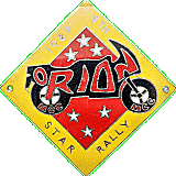 Star motorcycle rally badge from Jean-Francois Helias