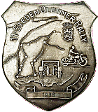 Steden Oldtimer motorcycle rally badge from Jean-Francois Helias
