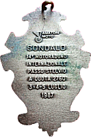 Stelvio motorcycle rally badge from Jean-Francois Helias