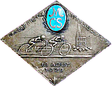 Strasbourg motorcycle rally badge from Jean-Francois Helias