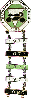 Strathgryffe MCC motorcycle club badge from Jean-Francois Helias