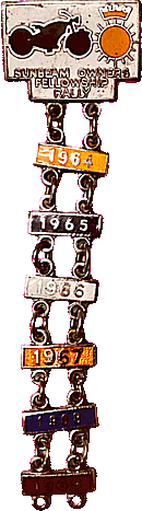 Sunbeam Fellowship motorcycle rally badge from Jean-Francois Helias