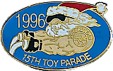 Sun Riders Toy Parade motorcycle run badge from Jean-Francois Helias