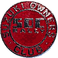 Suzuki OC motorcycle rally badge from Graham Mills