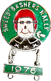 Sweed Bashers motorcycle rally badge from Jean-Francois Helias