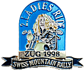 Swiss Mountain motorcycle rally badge from Jean-Francois Helias