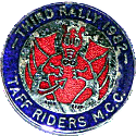Taff Riders motorcycle rally badge from Tony Graves