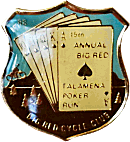 Talamena Poker motorcycle run badge from Jean-Francois Helias