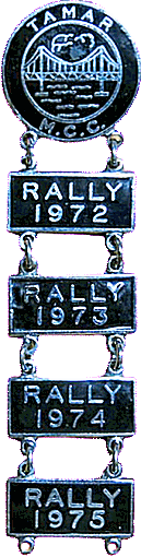 Tamar motorcycle rally badge from Jean-Francois Helias