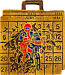 Tarragona motorcycle rally badge from Jean-Francois Helias