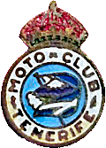 Tenerife motorcycle club badge from Jean-Francois Helias