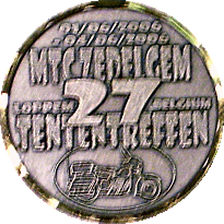 Tenten (BE) motorcycle rally badge from Nigel Woodthorpe