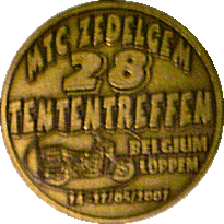 Tenten (BE) motorcycle rally badge from Nigel Woodthorpe