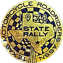 Texas MRA State motorcycle rally badge from Jean-Francois Helias
