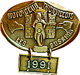 Thionville motorcycle rally badge from Jean-Francois Helias