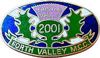 Thistle motorcycle rally badge from Jean-Francois Helias