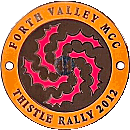 Thistle motorcycle rally badge from Jean-Francois Helias