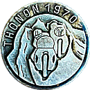 Thonon motorcycle rally badge from Jean-Francois Helias