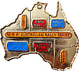 Three Spires motorcycle rally badge from Jean-Francois Helias