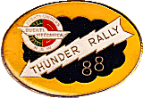 Thunder motorcycle rally badge from Jean-Francois Helias