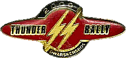 Thunder motorcycle rally badge from Jean-Francois Helias