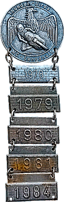 Thunder Birds motorcycle rally badge from Jean-Francois Helias