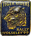 Tiger Riders motorcycle rally badge from Jean-Francois Helias