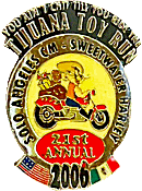 Tijuana Toy Run motorcycle run badge from Jean-Francois Helias