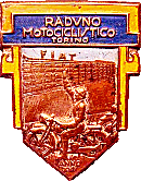 Torino motorcycle rally badge from Jean-Francois Helias