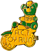 MRA ACT motorcycle run badge from Jean-Francois Helias