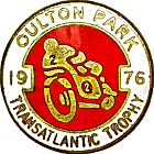 Transatlantic Trophy motorcycle race badge from Jean-Francois Helias