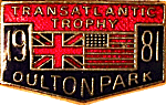 Transatlantic Trophy motorcycle race badge from Jean-Francois Helias