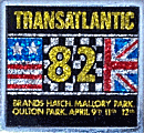 Transatlantic Trophy motorcycle race badge from Jean-Francois Helias