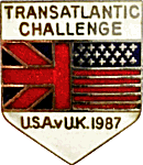 Transatlantic Trophy motorcycle race badge from Jean-Francois Helias