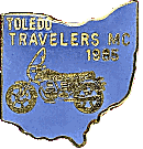 Travelers motorcycle run badge from Jean-Francois Helias