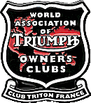 Triton OC France motorcycle club badge from Patrick Servanton